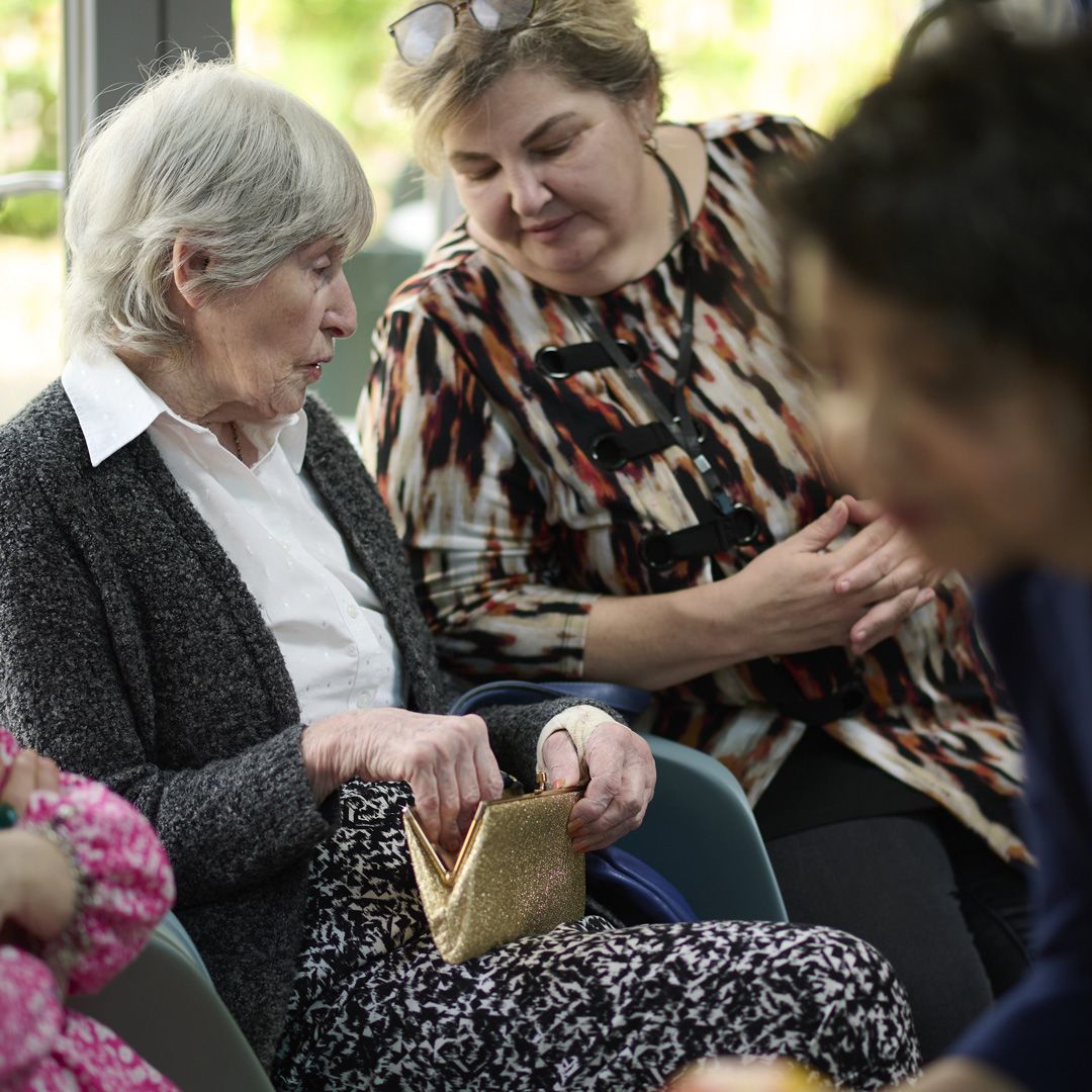 Our family at Church Farm Rusticus engage with items from the Boots Memory Boxes