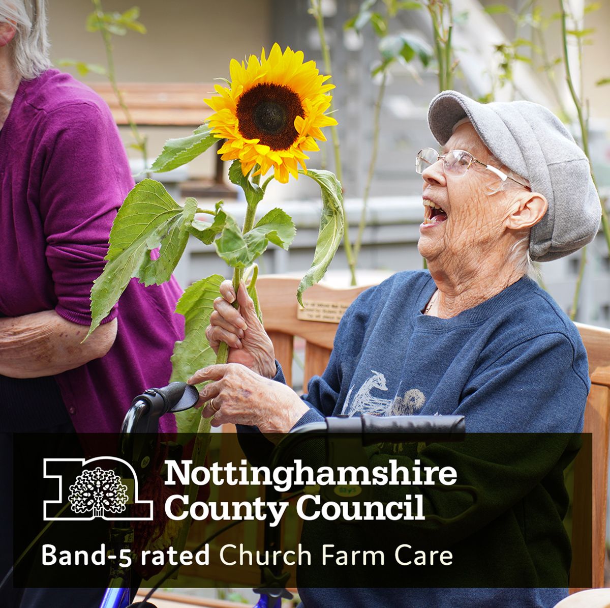 Quiality care homes in Nottinghamshire with a Band-5 rating
