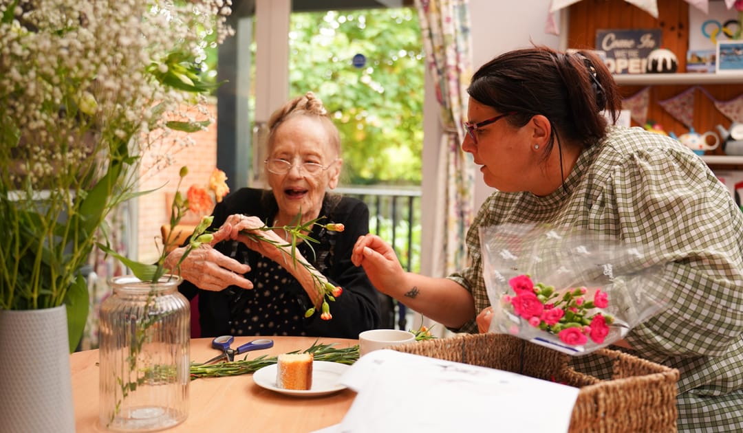 Supporting peoples living needs at Skylarks specialist care home