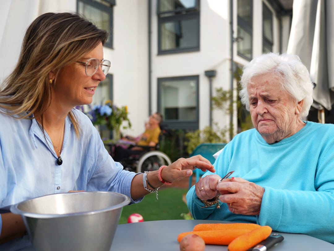 Supporting peoples living needs at Field House dementia care home